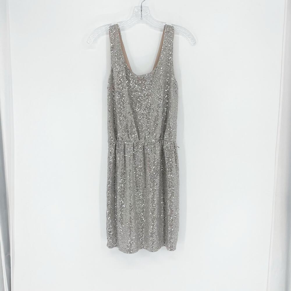 Express Sleeveless Gold Sequin Mini Dress Size Small
